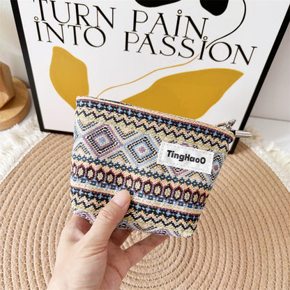 Ethnic cloth, handheld capacious organizer bag for traveling to go out, ethnic style