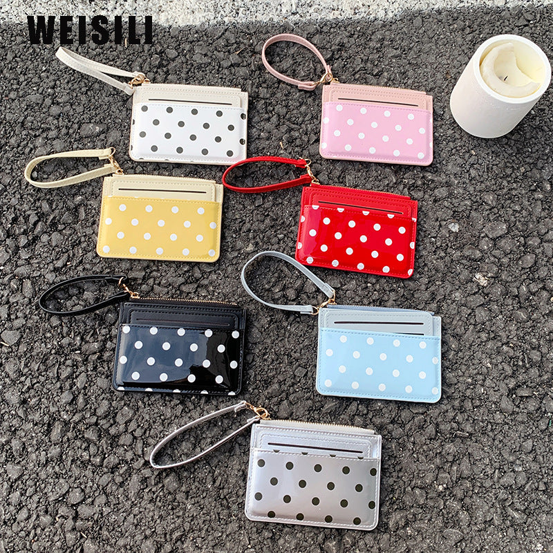 Card holder, retro shoulder bag, wallet with zipper