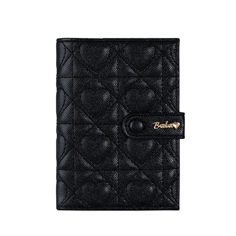 Black passport bag