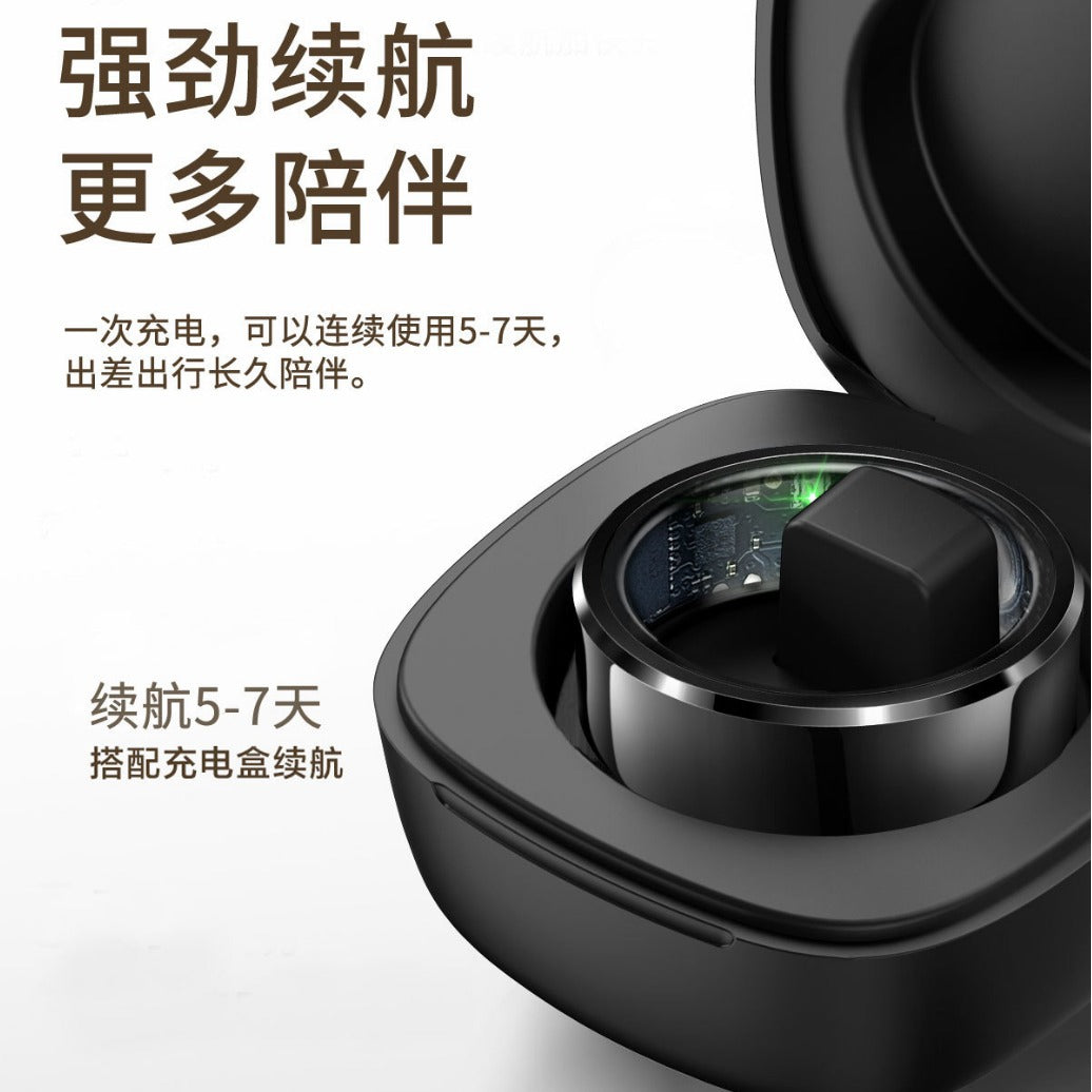 (Cross-border trading), waterproof smart ring charging, R6 model, monitors oxygen level, tracks hear
