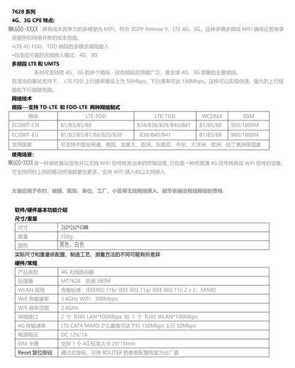 Factory 4G wireless router home wearing wall high -speed card plug -in mobile WIFI router full Netco