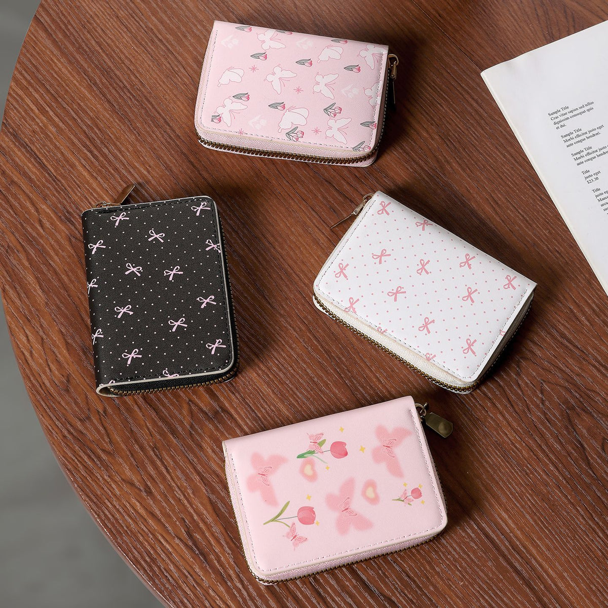 (Cross-border trading), short fresh card holder, wallet, universal bag, Japanese and Korean
