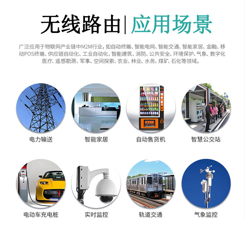 Cross -border metal shell insertion SIM card 4G industrial -grade wireless router turns with WIFI6 h
