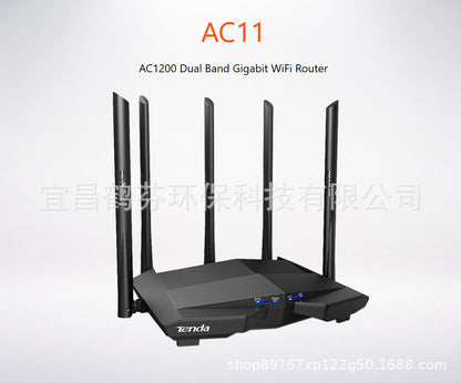 Used TENGDA AC11 FULL GIGABIT PORT ROUTER WIFI Dual-Band