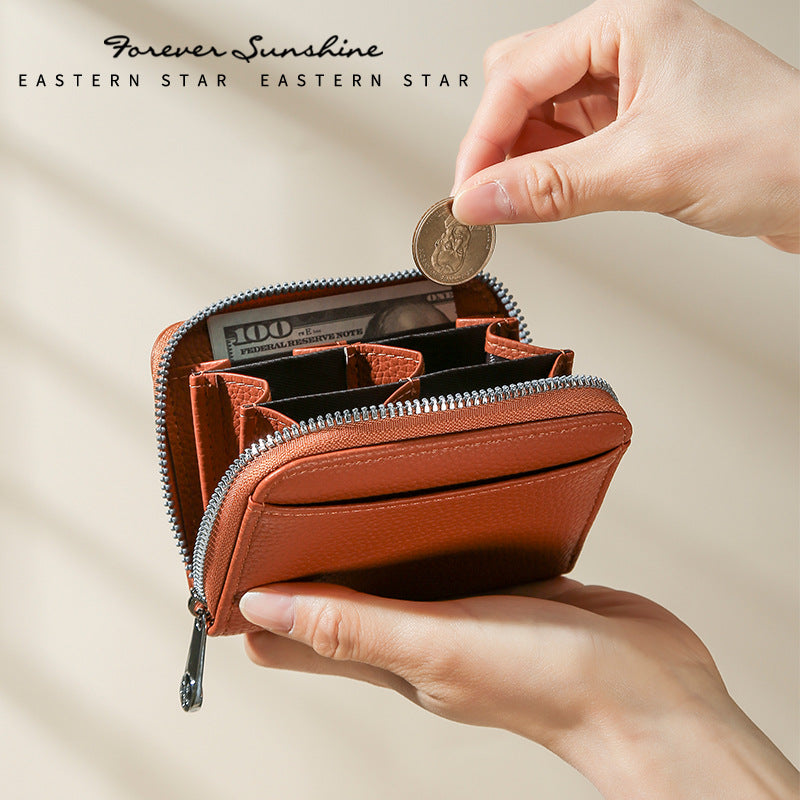 (Cross-border trading), wallet, bag, fashionable small short coins, genuine leather, Japanese and Ko