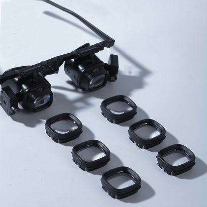 Handheld glasses, watch repair, magnifying glass, electronic mobile phone, 24 times increase