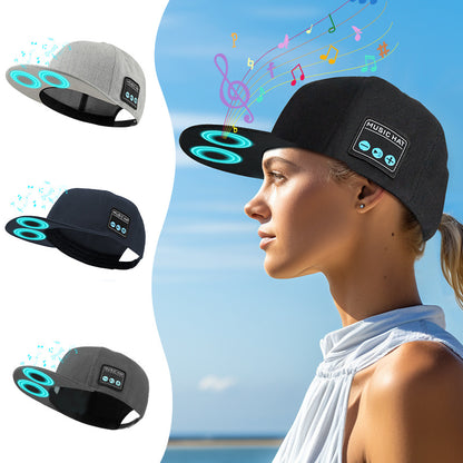 Hat, three dimensional travel megaphone, sports music cap, direct factory sales, bluetooth