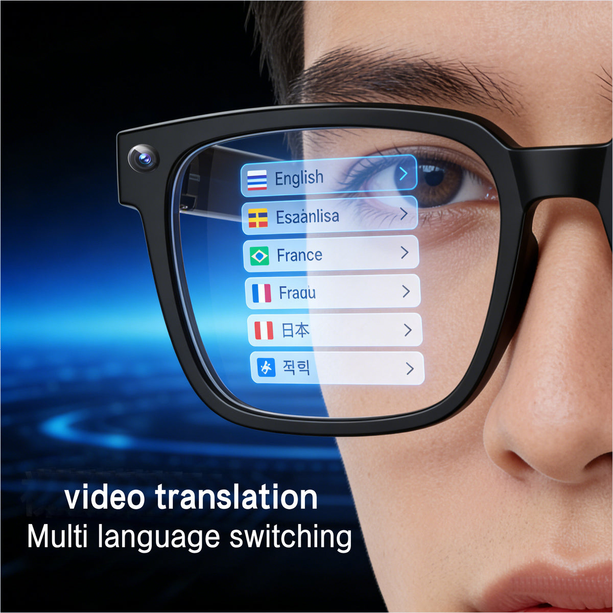 New Model 8Mp Camera High-Definition Shooting Smart Ai Translation Video Entertainment Music Listeni