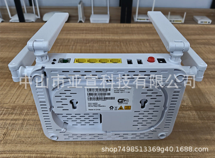 Optical cat F890L 5G WiFi6 ONT ONU Gpon 4 Gigabit port dual-band English firmware foreign trade mode