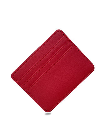 (), thin capacious universal sophisticated polyurethane card holder for men and women
