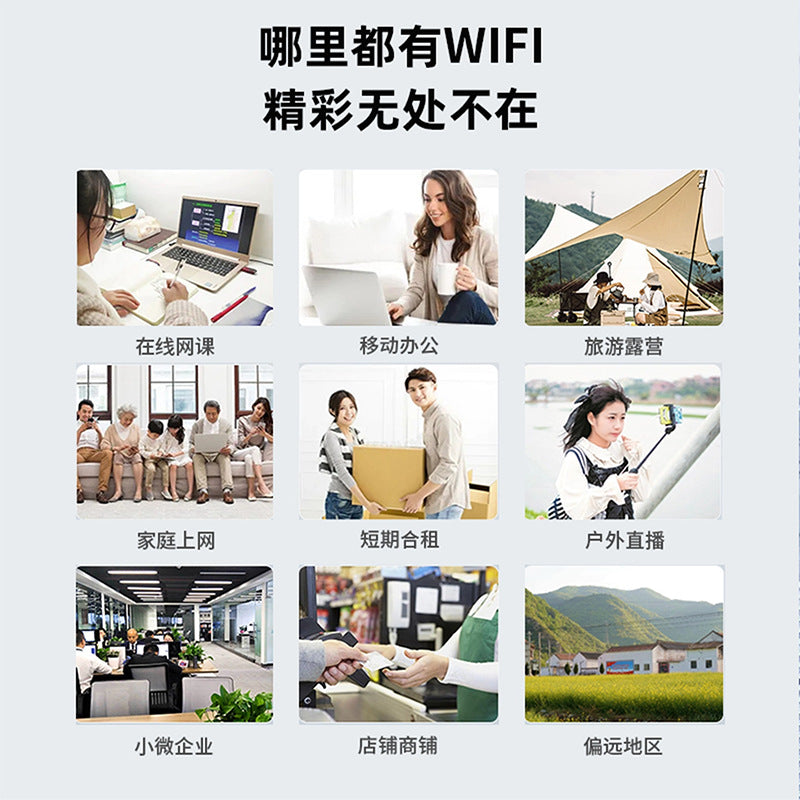 4G external card wireless router new mobile full network gigabit high-speed Internet free broadband 