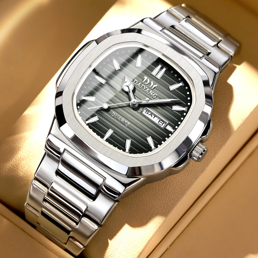 Daiyang Brand New Men's Watch Waterproof Luminous Dual Calendar Watch Men's Ultra-Thin Quartz Watch 