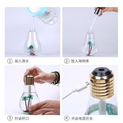 Bulb, humidifier for bedroom, big table spray, new collection