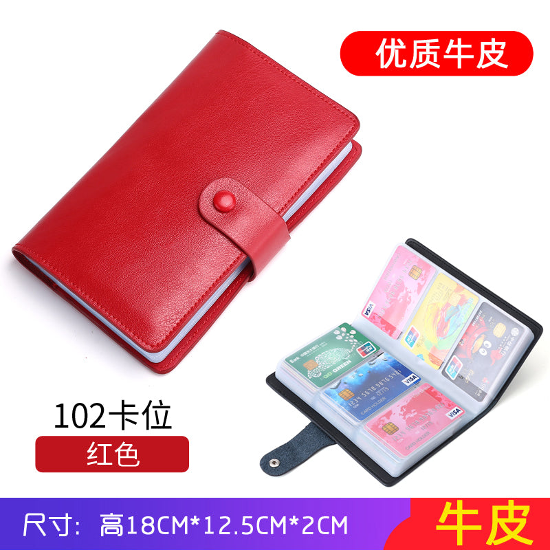 Long version red (102 card slots + 2 new ID slots)