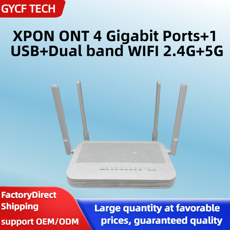 EG8245W5 Gigabit optical modem XPON ONT dual-band WiFi 4-port Gigabit + USB + voice port