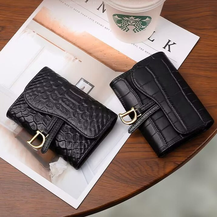 Card holder, anti-magnetic sophisticated shoulder bag, capacious small wallet