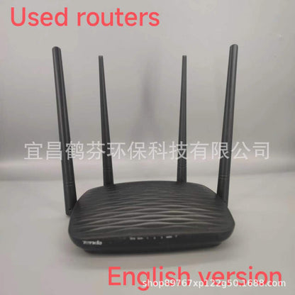 Used TENGDA AC5 WALL-PIERCING 5G Router 1200m Wireless WiFi