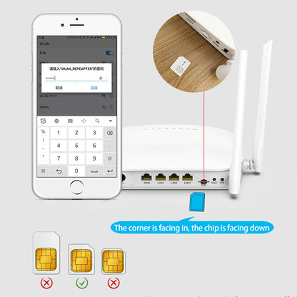 US version of full Netcom plug -in 4G phone SIM traffic card to wifi hot Gigabit broadband wireless 