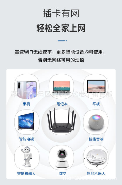 4G wireless WIFI router Gigabit Gigabit non -broadband CAT4 card plug -in route manufacturer all Net