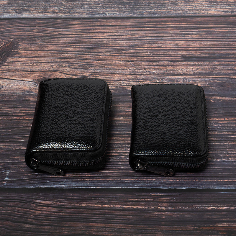 Organ for men and women with zipper, capacious small card holder, wallet