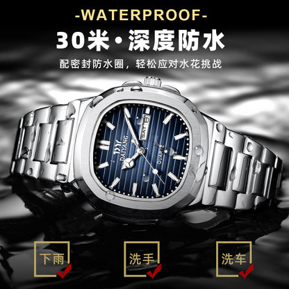 Daiyang Brand New Men's Watch Waterproof Luminous Dual Calendar Watch Men's Ultra-Thin Quartz Watch 