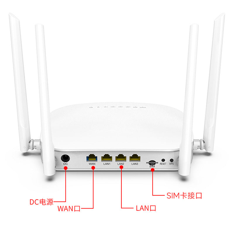 4G household commercial use wall king router intelligent wireless plug -in card all three networks W