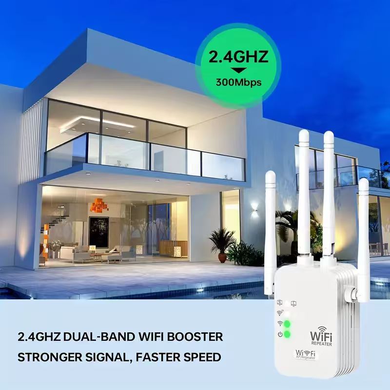 WIFI signal relay booster 300M antenna home signal amplifier wireless repeater network extender