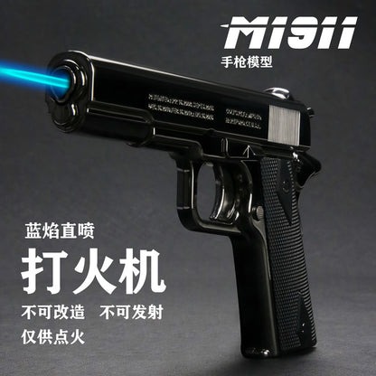 (), windproof blue gun, creative lighter, anti-stress, can launch, Birthday gift