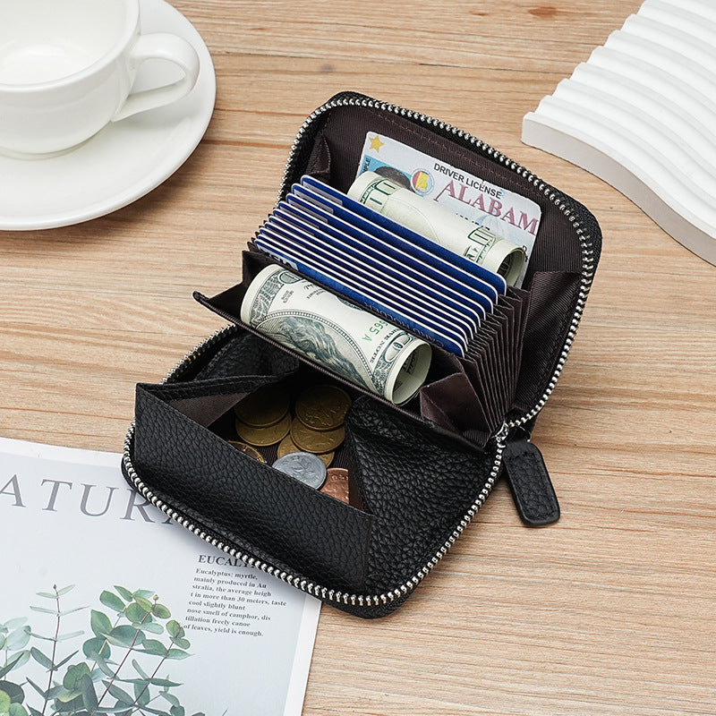 Card holder, shoulder bag, organ, Japanese universal wallet, new collection, genuine leather, Amazon