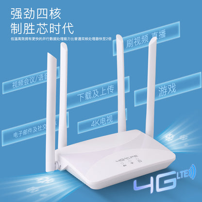 4G CPE WIFI Router home router Mobile Wifi Router plug SIM card LTE LTE Russia