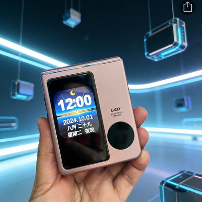 Folding mobile phone for students for elderly, geolocation function, support function for all networ