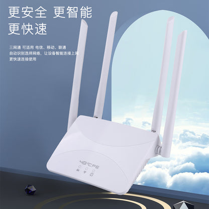 Russian 4gcpe wifi router home router Mobilewifi router insert sim card LTE