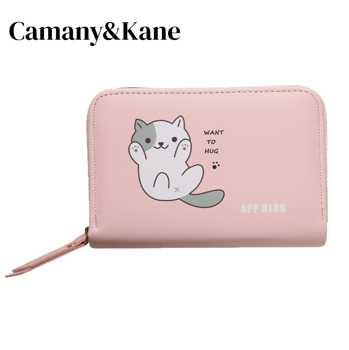 Japanese small design brand card holder, wallet, shoulder bag with zipper