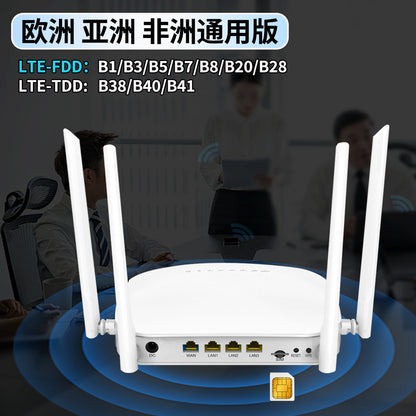 US version of full Netcom plug -in 4G phone SIM traffic card to wifi hot Gigabit broadband wireless 