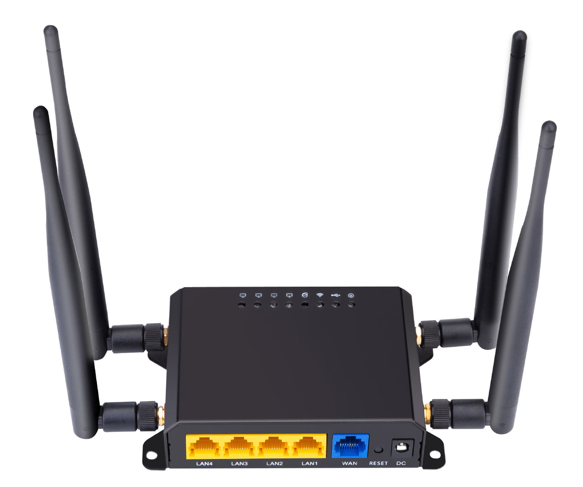 Cross -border metal shell insertion SIM card 4G industrial -grade wireless router turns with WIFI6 h
