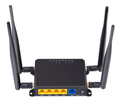 Cross -border metal shell insertion SIM card 4G industrial -grade wireless router turns with WIFI6 h