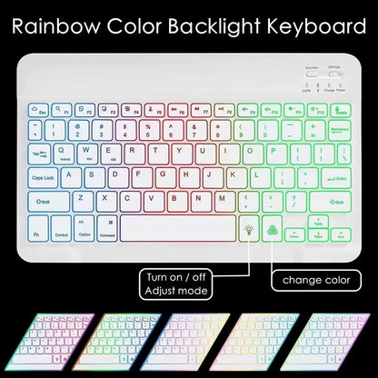 White keyboard, 10 inch, three colors