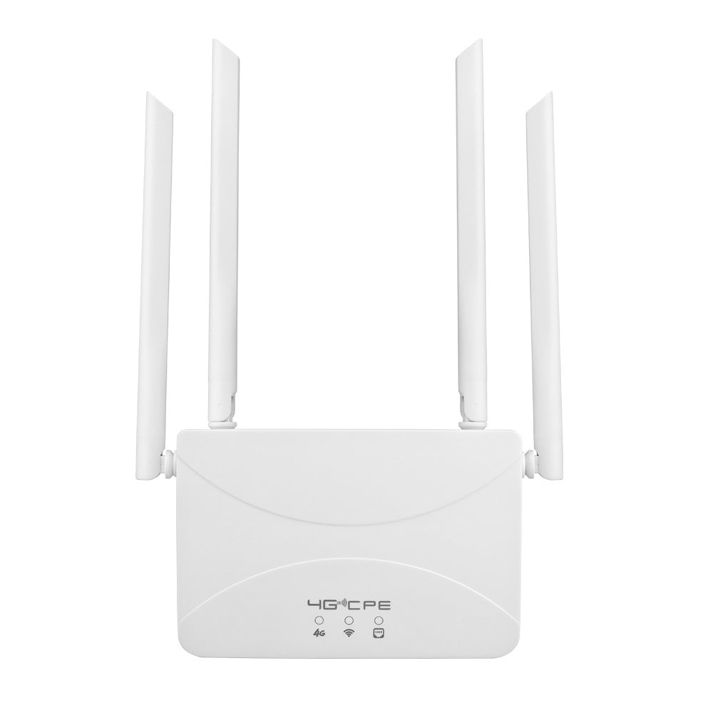4G Wireless Router Insert SIM Card Four Antennas Home Broadband Internet Router 4G WiFi Router