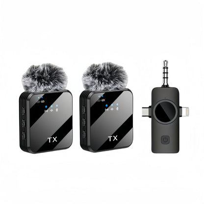 K9 wireless lapel microphone F16 radio live recording one to two noise reduction TikTok Bluetooth mi