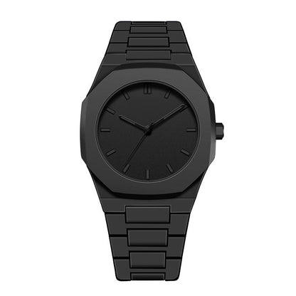 Autumn watch, fashionable quartz black dial, men's style, light luxury style, high-quality style, si