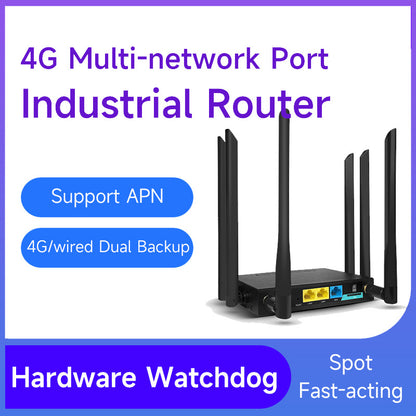 Full Netcom Asian, African and European version industrial-grade detachable antenna 4G card wireless