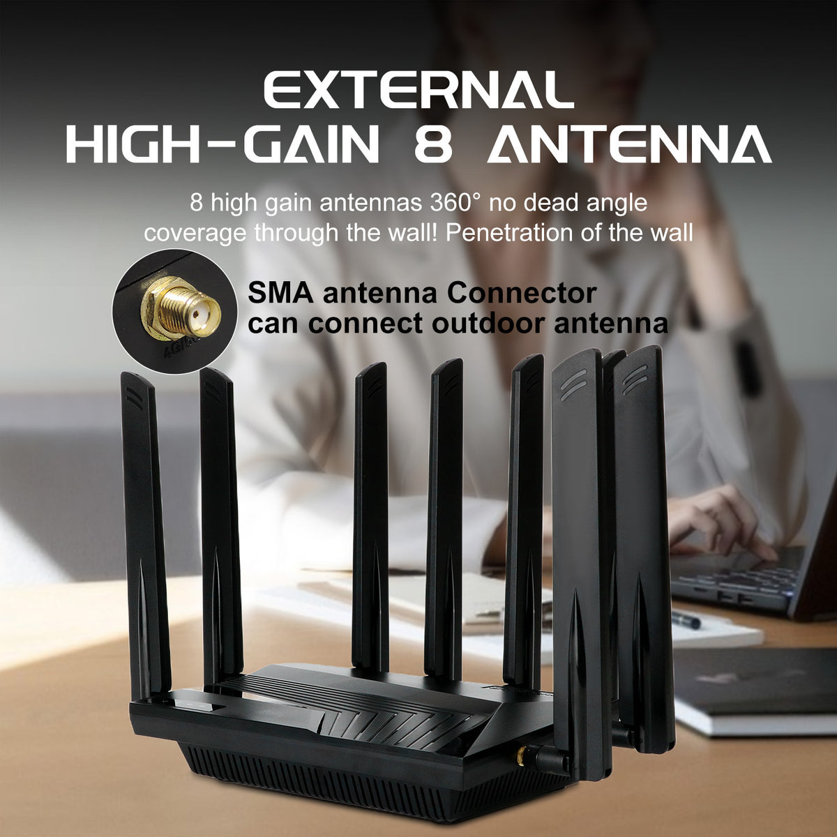 4cc carrier aggregation 5g Qualcomm x75 gaming router full Netcom plug-in card 2.5g port dual-band w