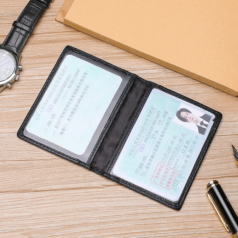 (Cross-border trading), leather ultra thin card holder, cards, cowhide, anti-theft, genuine leather