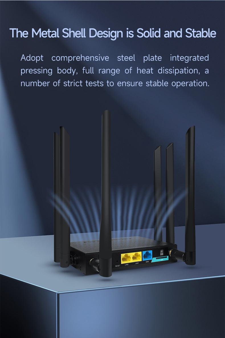 Full Netcom Asian, African and European version industrial-grade detachable antenna 4G card wireless
