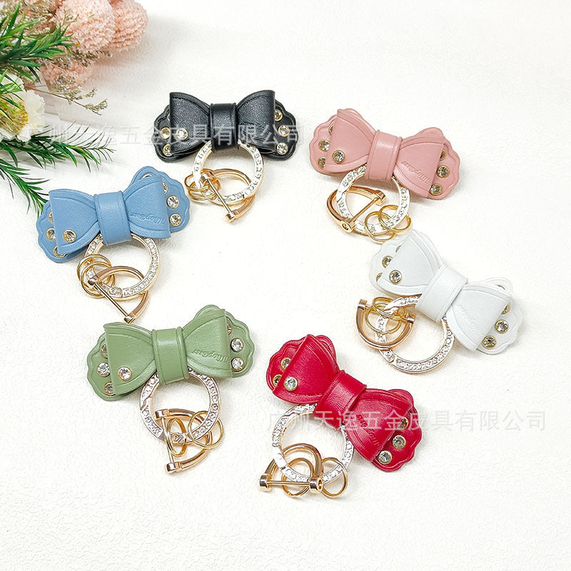 (Cross-border trading), cute keychain with bow, Tabi for keys, new collection