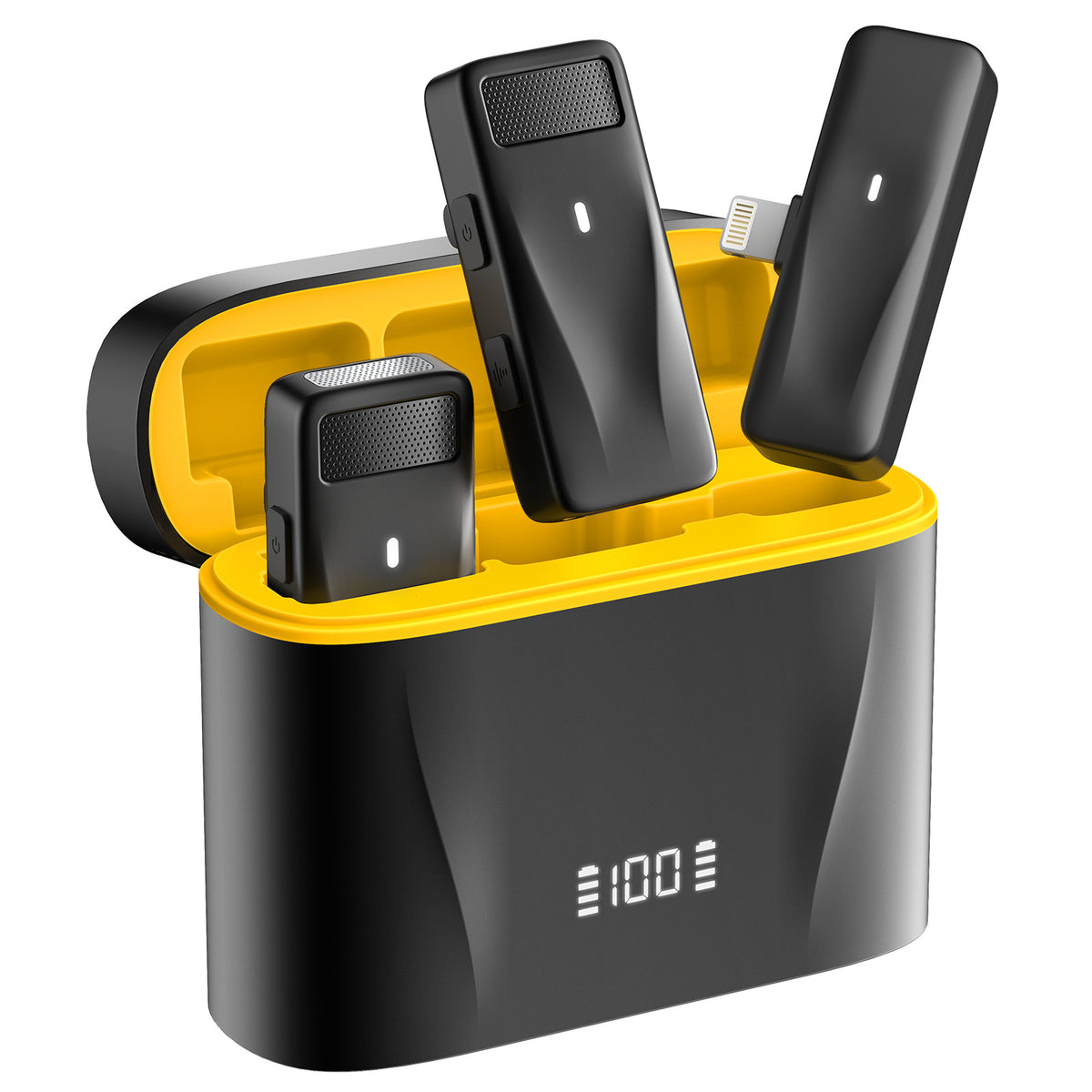M6PRO black and yellow Lightning interface