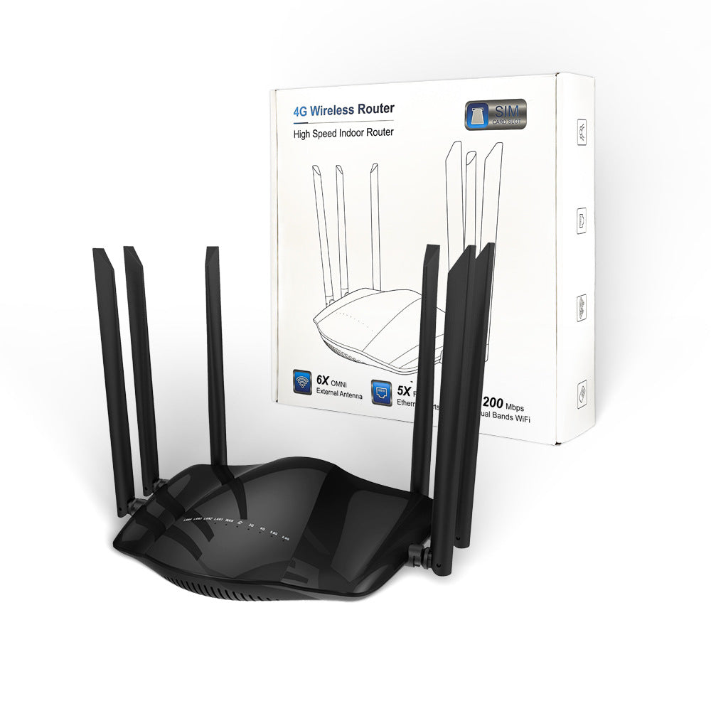 Wow&customized 4G router 1200M dual-band WIFI6 Iranian enterprise office Gigabit R106-AC