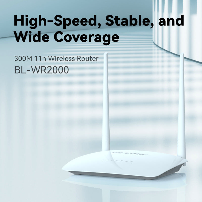 Bilian 300m Sino-British Router smart Wireless Router Wireless WiFi home route WR2000
