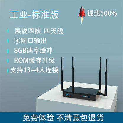 Free -inserted card 4G Industrial Router 5G WIFI Wireless Broadband High -speed Passing of the Wall 
