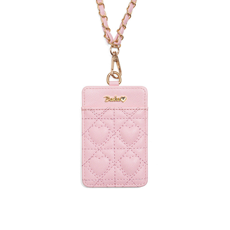 Fuchsia card holder